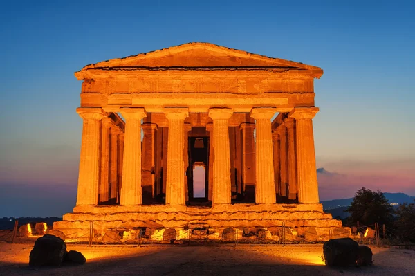 Tempel av concordia, agrigento, Sicilien, Italien — Stockfoto