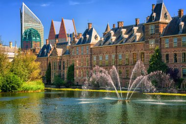Binnenhof palace, Lahey, Hollanda
