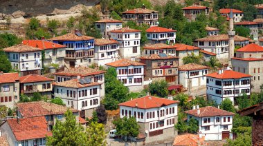 Historical ottoman houses, Safranbolu, Turkey clipart