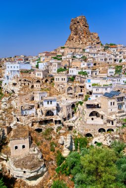 Ortahisar mağara kasaba, Kapadokya, Türkiye