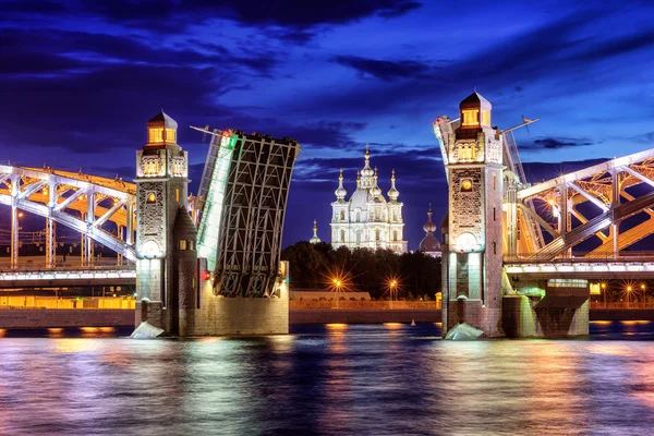 Peter the Great Bridge, St Petersburg, Rusia — Stok Foto