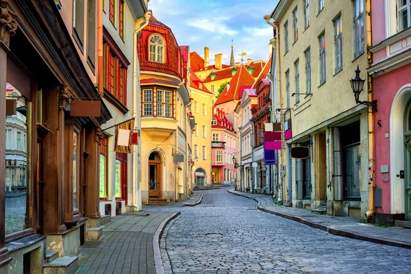 Oude stad van tallinn, Estland — Stockfoto