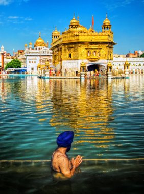 Sih dua altın Gölü Tapınağı, Amritsar, Hindistan