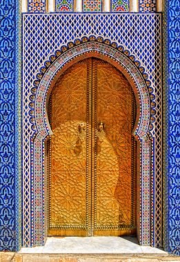 Süslü golden door, Fes, Fas