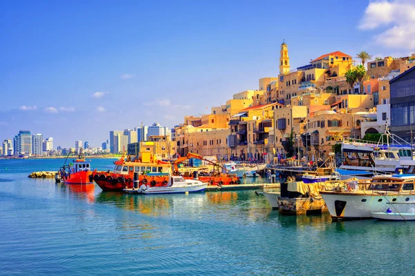 Kota tua dan pelabuhan Jaffa, kota Tel Aviv, Israel Stok Foto