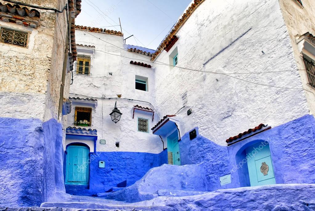 Medina of the blue town Chefchaouen, Morocco
