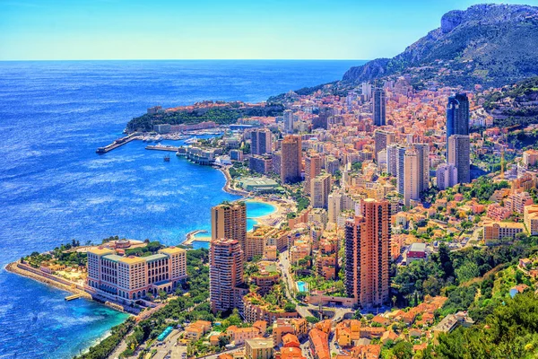 Monaco en Monte Carlo, Cote d'Azur, Europa — Stockfoto