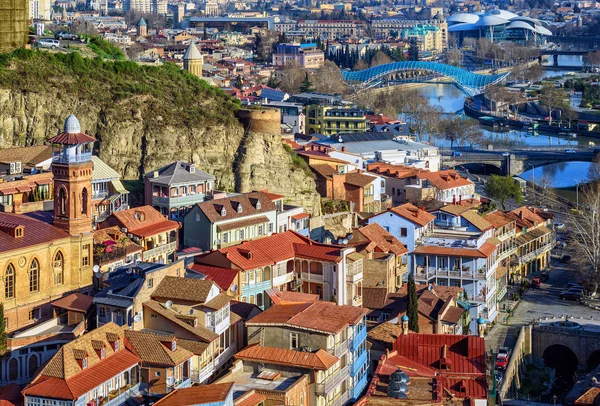 Tbilisi Old Town, capital city av Georgien — Stockfoto