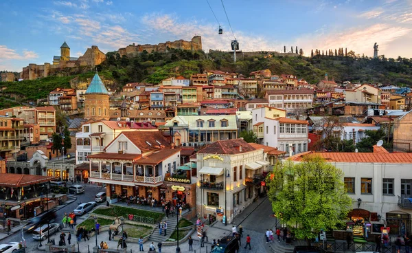 Tbilisi Old Town, hoofdstad stad van Georgië — Stockfoto