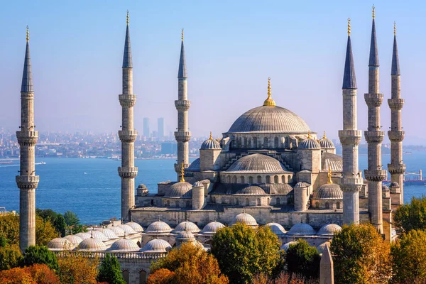 Blue Mosque Sultanahmet Camii, Istanbul, Turkey — Stock Photo, Image