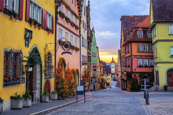 Rothenbug ob der Tauber historical Old Town, Germany — Stock Photo, Image