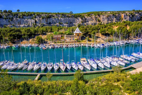 Calanque de Port Miou by Marseille, Provence, France — Stockfoto
