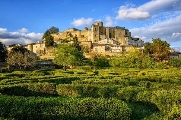 Grignan eski şehir ve kale, Drome, Fransa — Stok fotoğraf