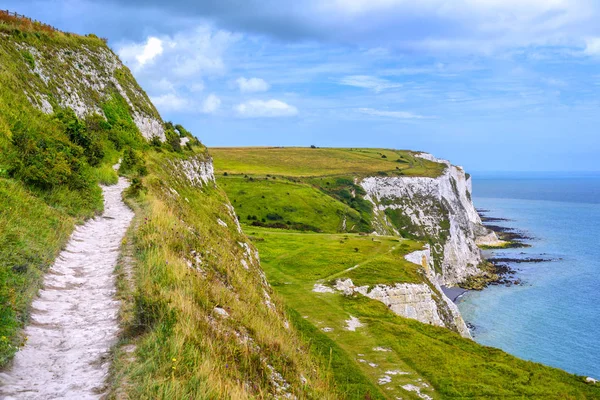 Tebing putih Taman alam Dover, Inggris — Stok Foto