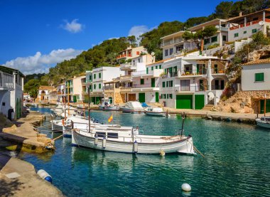 Balıkçı köyü Cala Figuera, Mallorca, İspanya