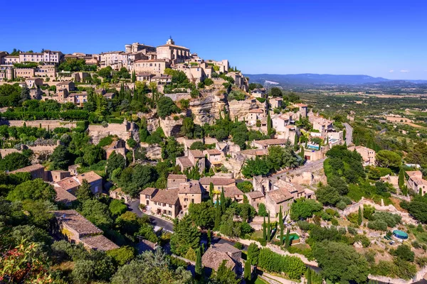 Старе місто Горд, в Провансі, Франція — стокове фото