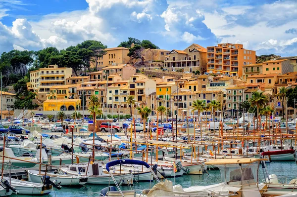 Port de Soller centro storico, Maiorca, Spagna — Foto Stock