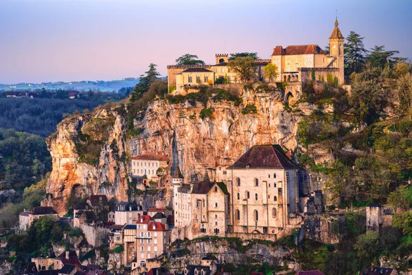 Rocamadour historické staré město, Francie — Stock fotografie