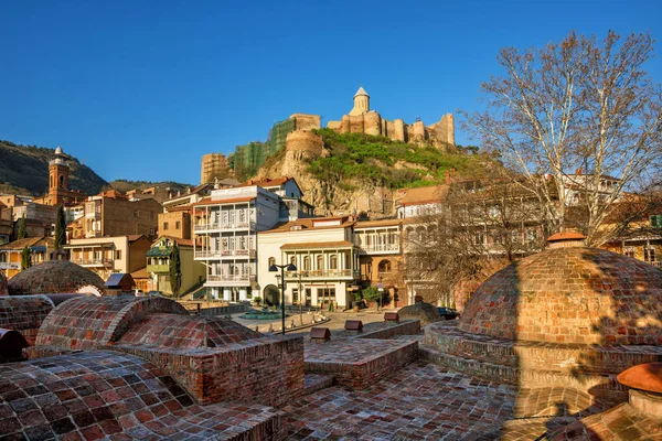 Tbilisi historiska gamla stan, Georgien — Stockfoto