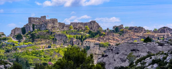 Vue Panoramique Village Des Baux Provence Dans Les Alpilles Provence — Photo