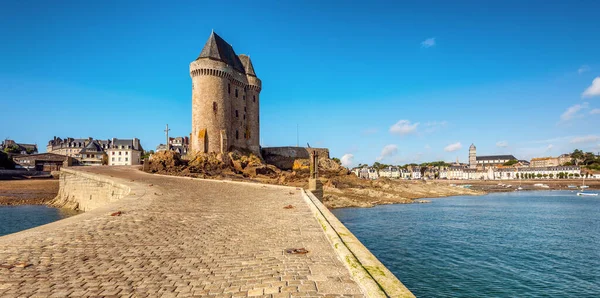 Tour Solidor Monument Médiéval Sur Rivière Rance Malo Bretagne France — Photo