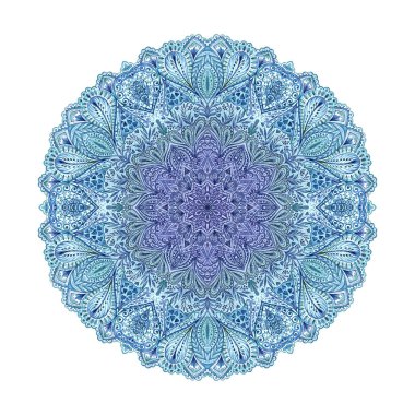 Güzel Mandala suluboya