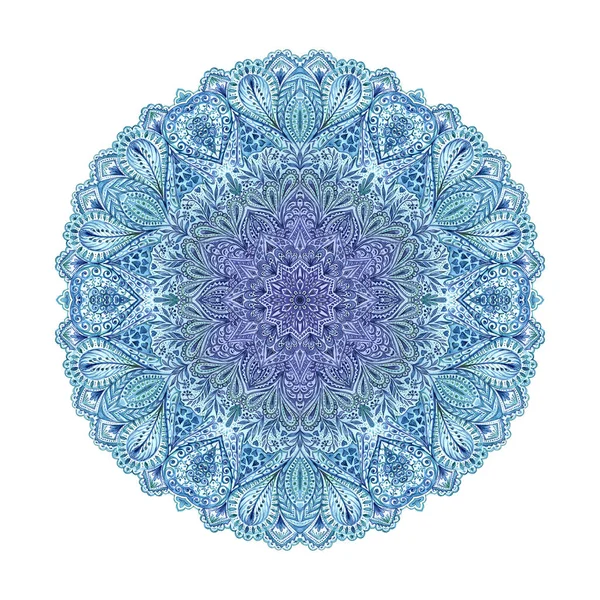 Vacker Mandala akvarell — Stockfoto