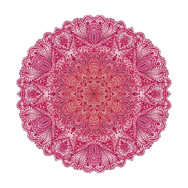 Vacker Mandala akvarell — Stockfoto