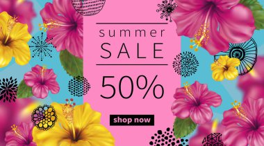 Yaz satışı arkaplanı