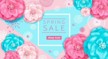 bahar satışı arka planı