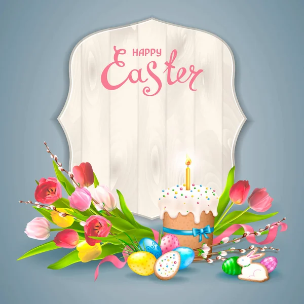 Feliz Pascua colección — Vector de stock