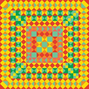 Meksika desen. Meksika tarzı piksel parlak arka plan