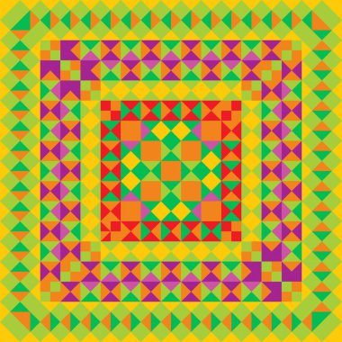 Meksika desen. Meksika tarzı piksel parlak arka plan