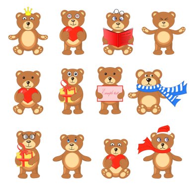 Oyuncak ayılar farklı teşkil etmektedir kümesi