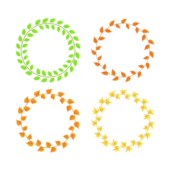 farklı renk ve türleri yaprakları çerçevesinden