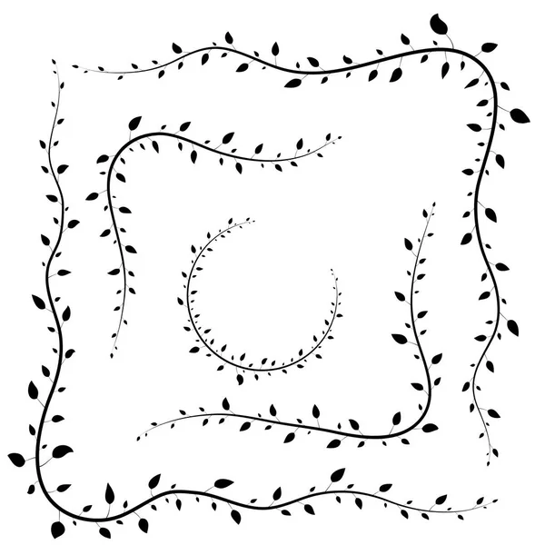 Beyaz arka planda izole farklı dalları