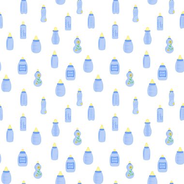 şişe bebek. çocuk çocuk için seamless modeli