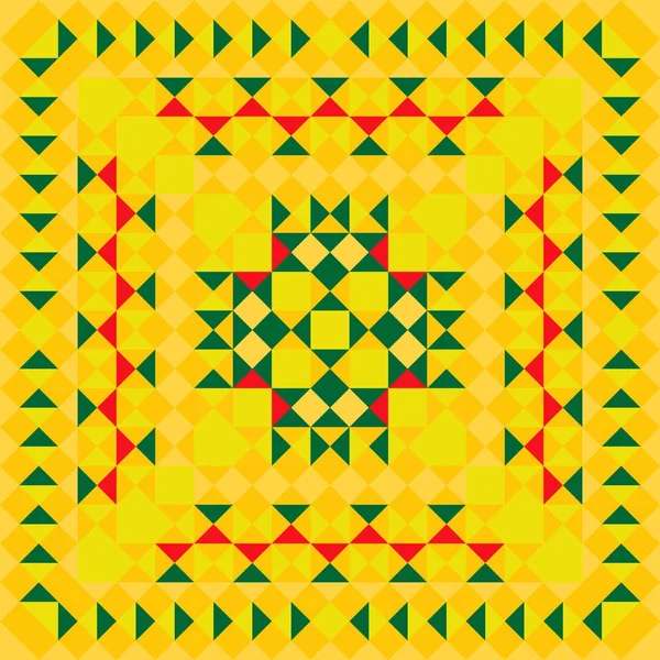 Mexiko-Muster. Pixel heller Hintergrund im mexikanischen Stil — Stockvektor