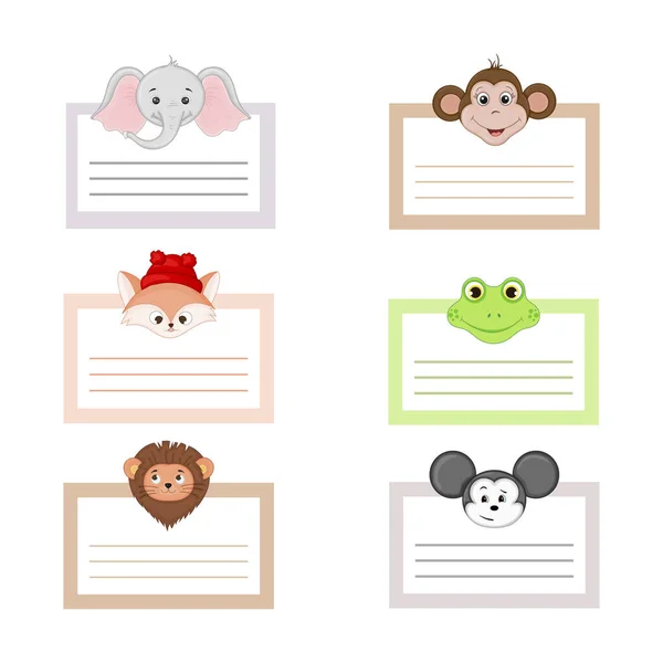 Cute animal. Cartoon characters. Vector illustration. Royalty Free Stock Vectors