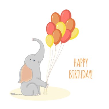 Sevimli hayvan. Çizgi film karakterleri. Vektör illüstrasyonu.