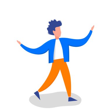 Farklı pozlarda oturan erkekler ve kadınlar beyaz bir arka planda izole bir şekilde duruyorlar. Güzel düz stil. Vektör illüstrasyonu.