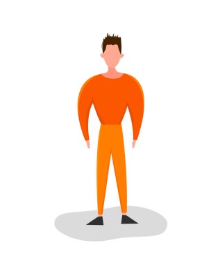 Farklı pozlarda oturan erkekler ve kadınlar beyaz bir arka planda izole bir şekilde duruyorlar. Güzel düz stil. Vektör illüstrasyonu.