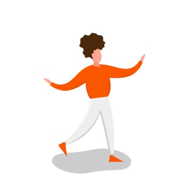 Farklı pozlarda oturan erkekler ve kadınlar beyaz bir arka planda izole bir şekilde duruyorlar. Güzel düz stil. Vektör illüstrasyonu.