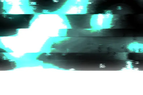 Glitch Old TV Elemento de fundo em movimento. Boa renderização 3D — Fotografia de Stock