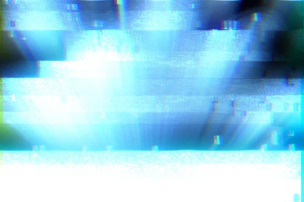 Glitch Old TV Elemento de fundo em movimento. Boa renderização 3D — Fotografia de Stock