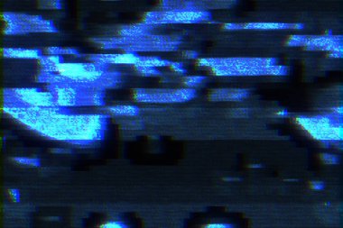 Aksaklık eski Tv arka plan öğesi hareket. Güzel 3d render