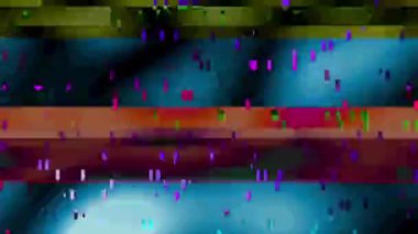 Aksaklık eski Tv arka plan öğesi hareket. Güzel 3d render