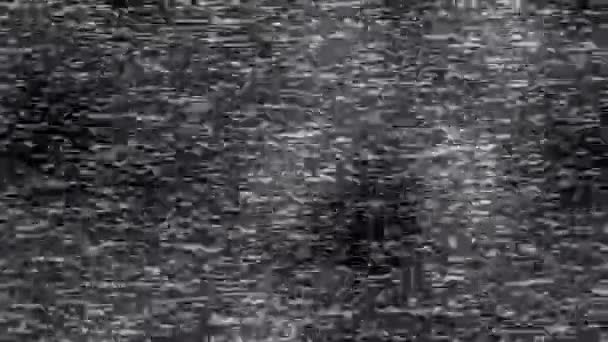 グリッチ モーションで古いテレビの背景の要素。素敵な 3 d レンダリング — ストック動画