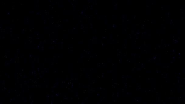 Des particules scintillantes en mouvement. Superposition ou arrière-plan agréable 