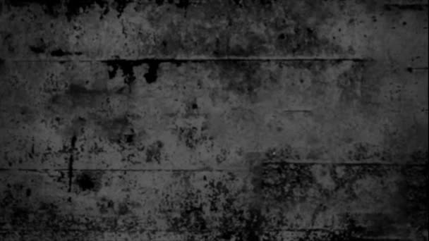 Grunge Horror Stil Overlay und Hintergrund. schöne 3D-Darstellung — Stockvideo